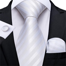 Load image into Gallery viewer, Luxury Tie Hanky Cufflink Set