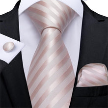 Load image into Gallery viewer, Luxury Tie Hanky Cufflink Set