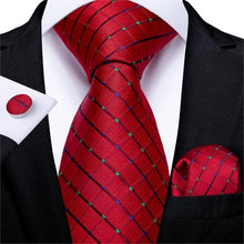Load image into Gallery viewer, Luxury Tie Hanky Cufflink Set